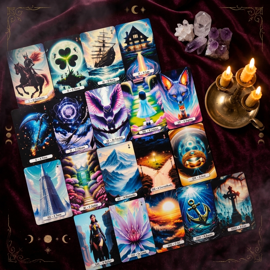 Baralho Cigano Fantasy Lumière Lenormand